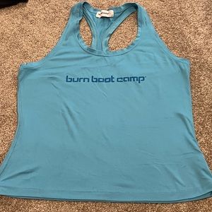 Burn Boot Camp Blue Tank - Women’s Large
